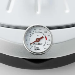 Gogi Japanese Tempura Frying Pot with Temperature Probe & Drip Rack