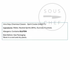 Hite Jinro Jinro Soju Chamisul Classic ABV 20.1%, 350ml