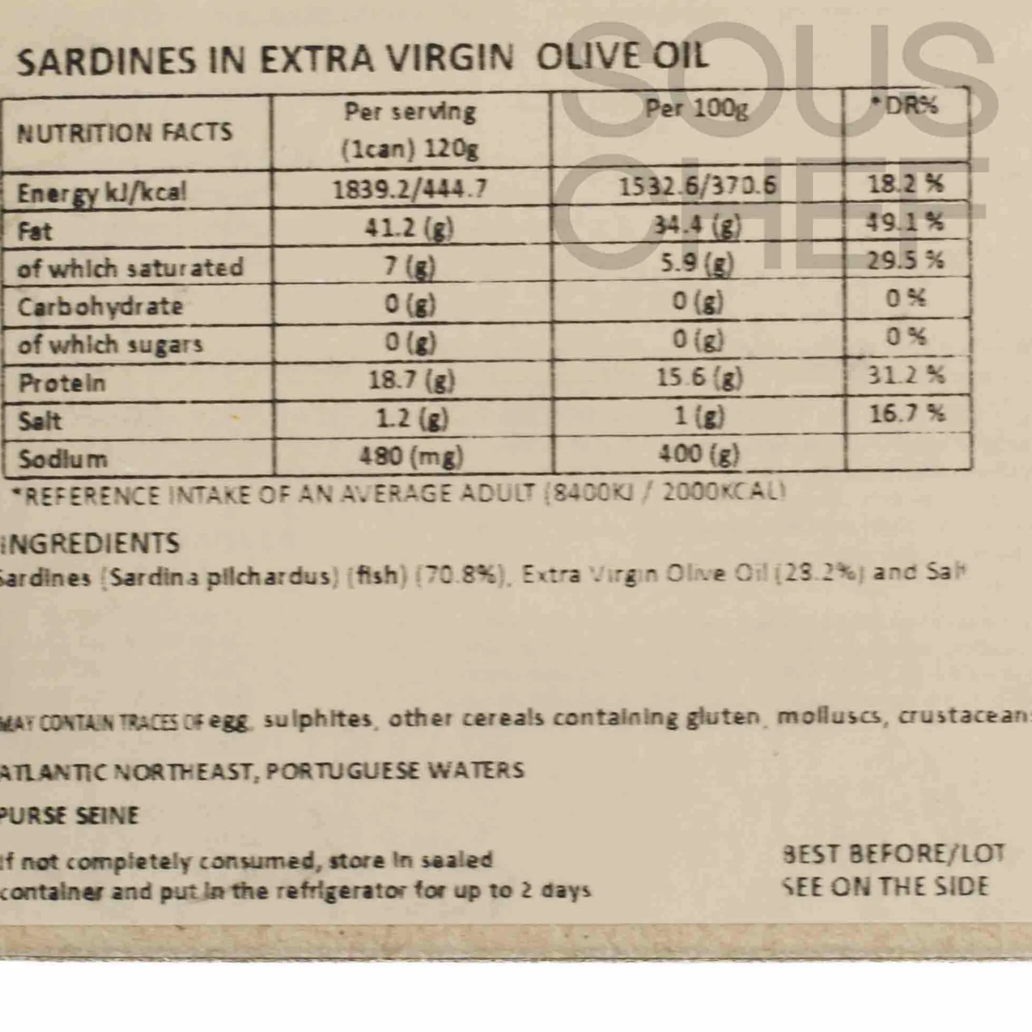 Jose Gourmet Sardines in Extra Virgin Olive Oil, 120g Hot