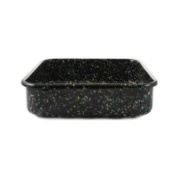 Kapka x Sous Chef Galaxy Splatter Enamel Square Roasting & Serving Dish, 21cm Online