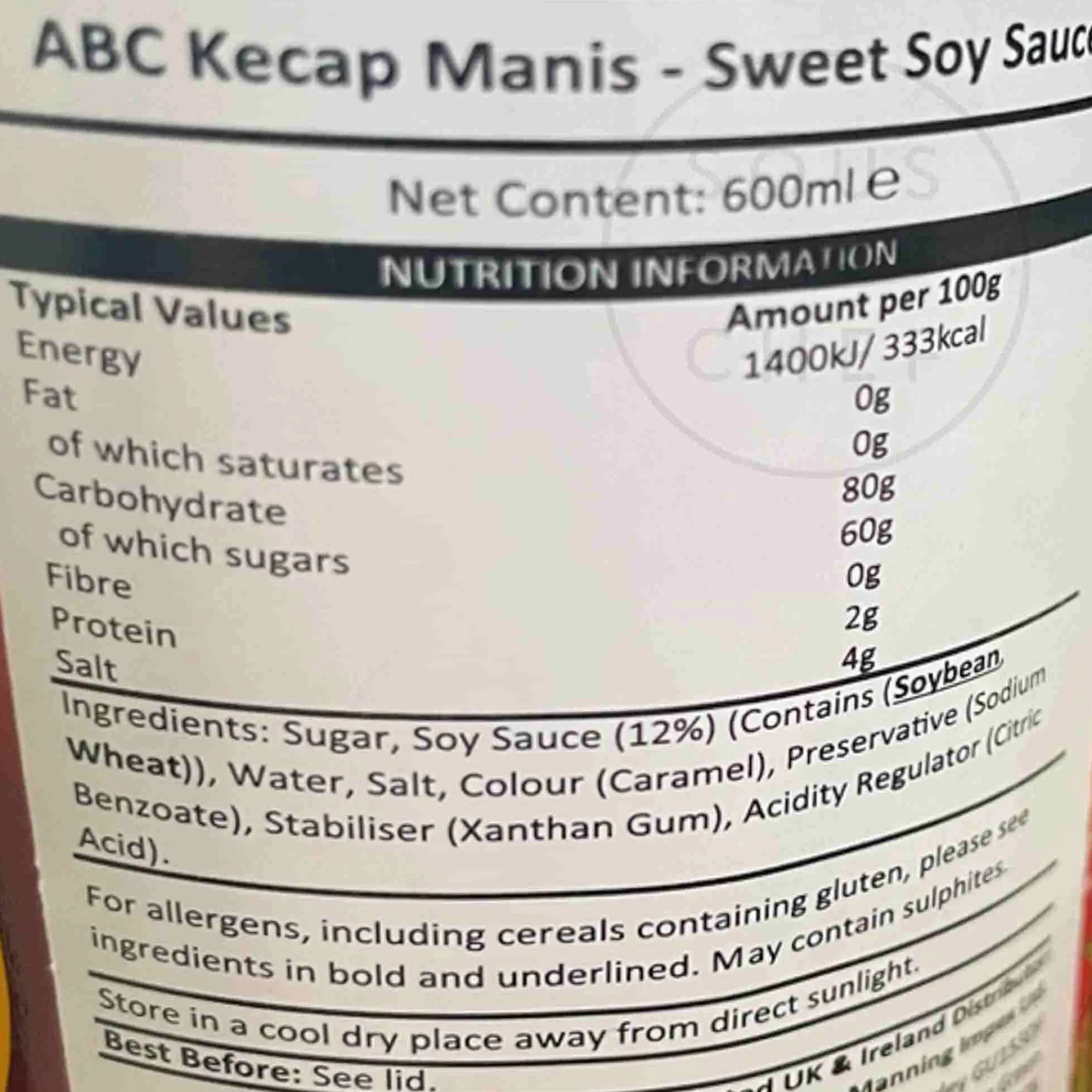 ABC Kecap Manis Sweet Soy Sauce, 600ml Best