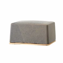 Bloomingville Kendra Grey Stoneware Butter Dish Sale