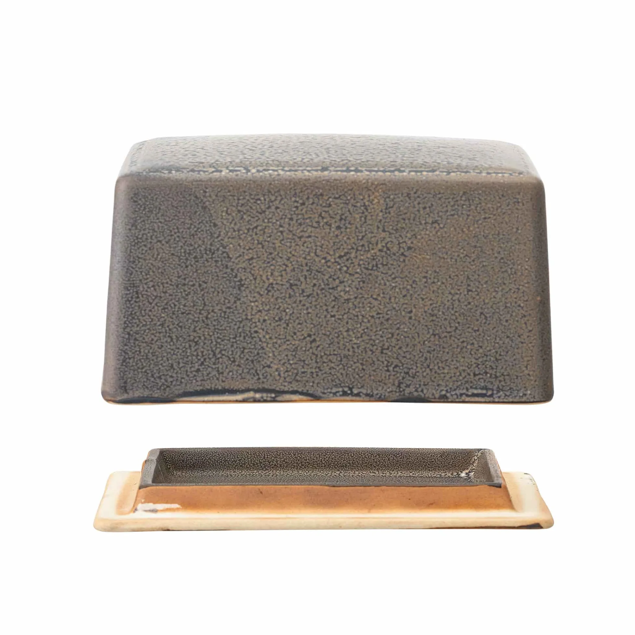 Bloomingville Kendra Grey Stoneware Butter Dish Sale
