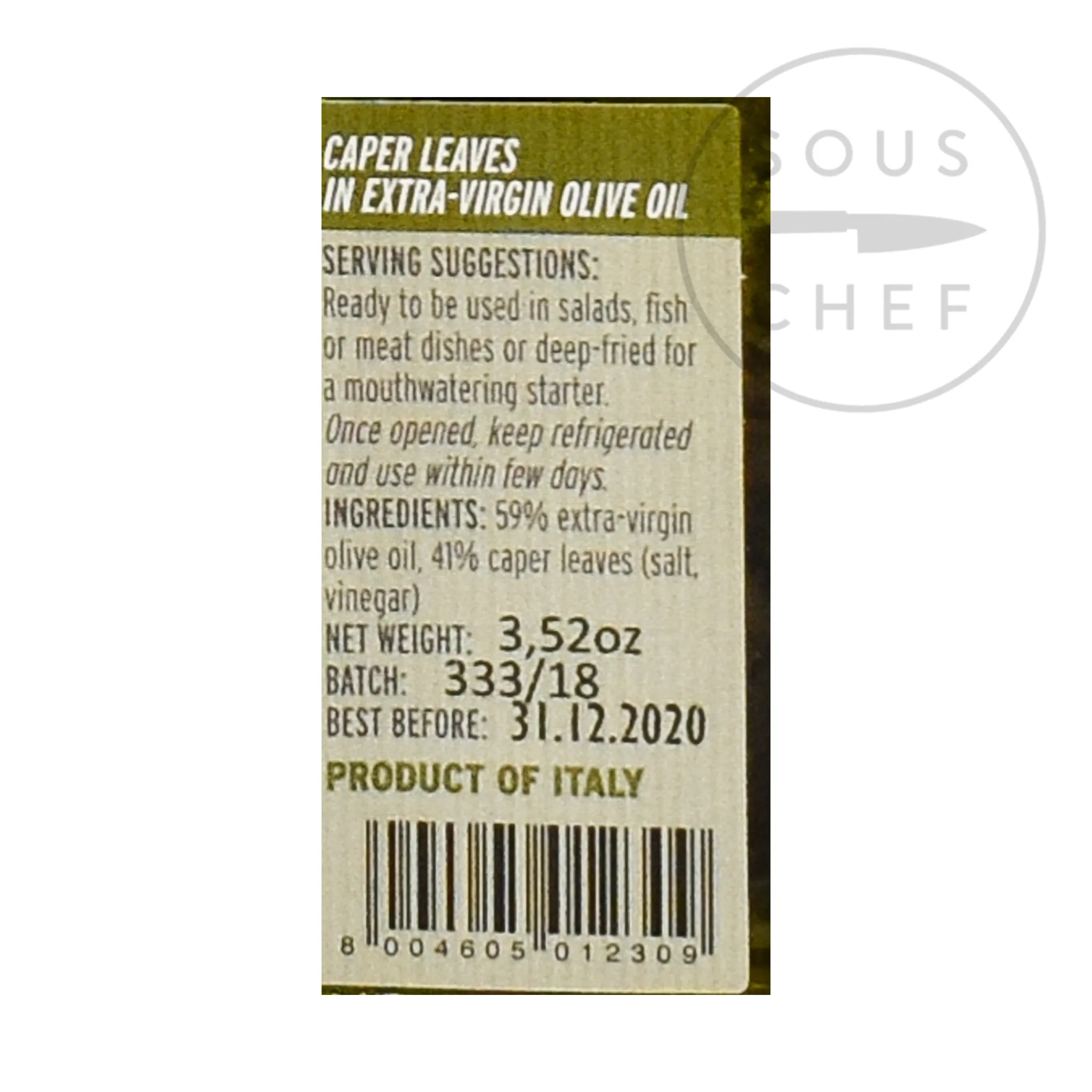 La Nicchia Caper Leaves, 100g Sale