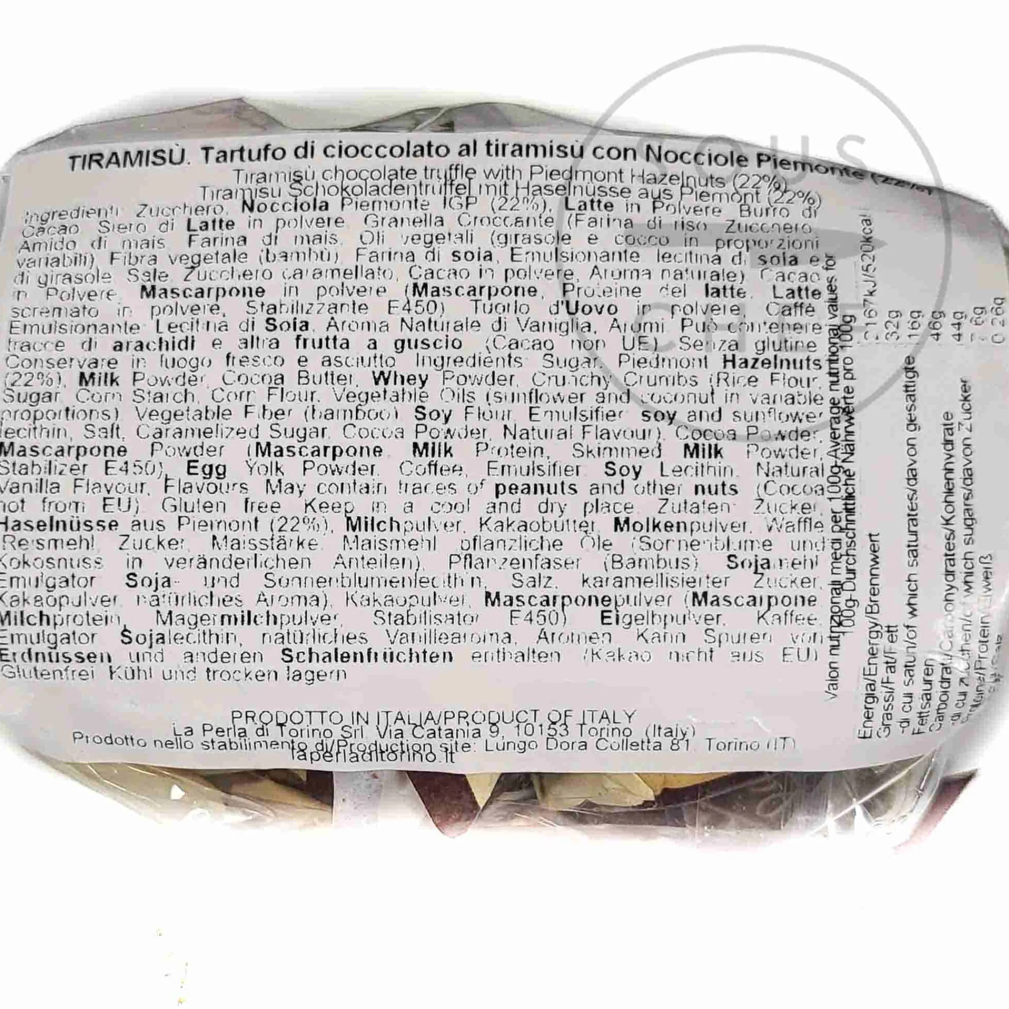 La Perla di Torino Tiramisu Truffles, 200g Discount