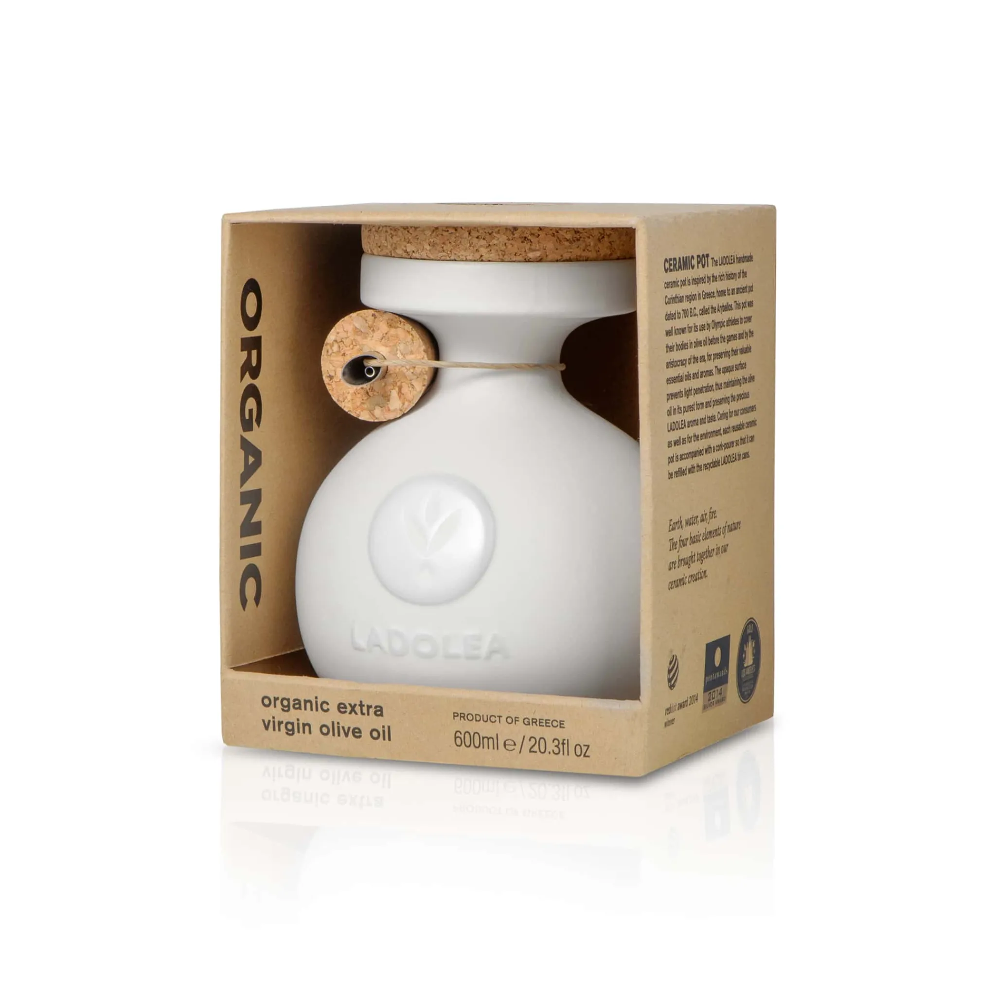 Ladolea Organic Greek Patrinia Delicate Extra Virgin Olive Oil, 600ml Sale