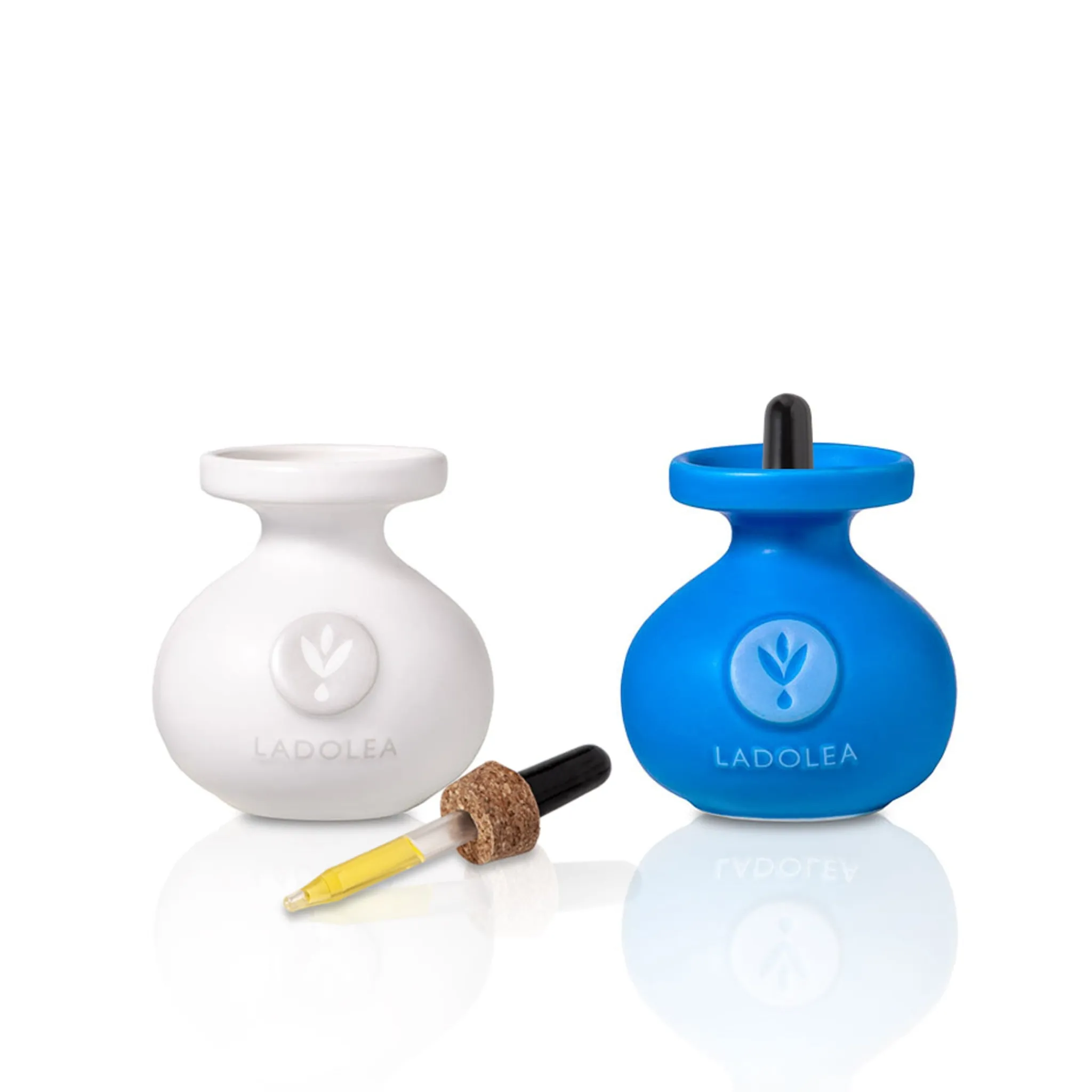 Ladolea Set of 2 Organic Greek Extra Virgin Olive Oil & Sweet Vinegar, 80ml Sale