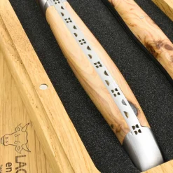 Laguiole en Aubrac Carving Set, Juniper Discount
