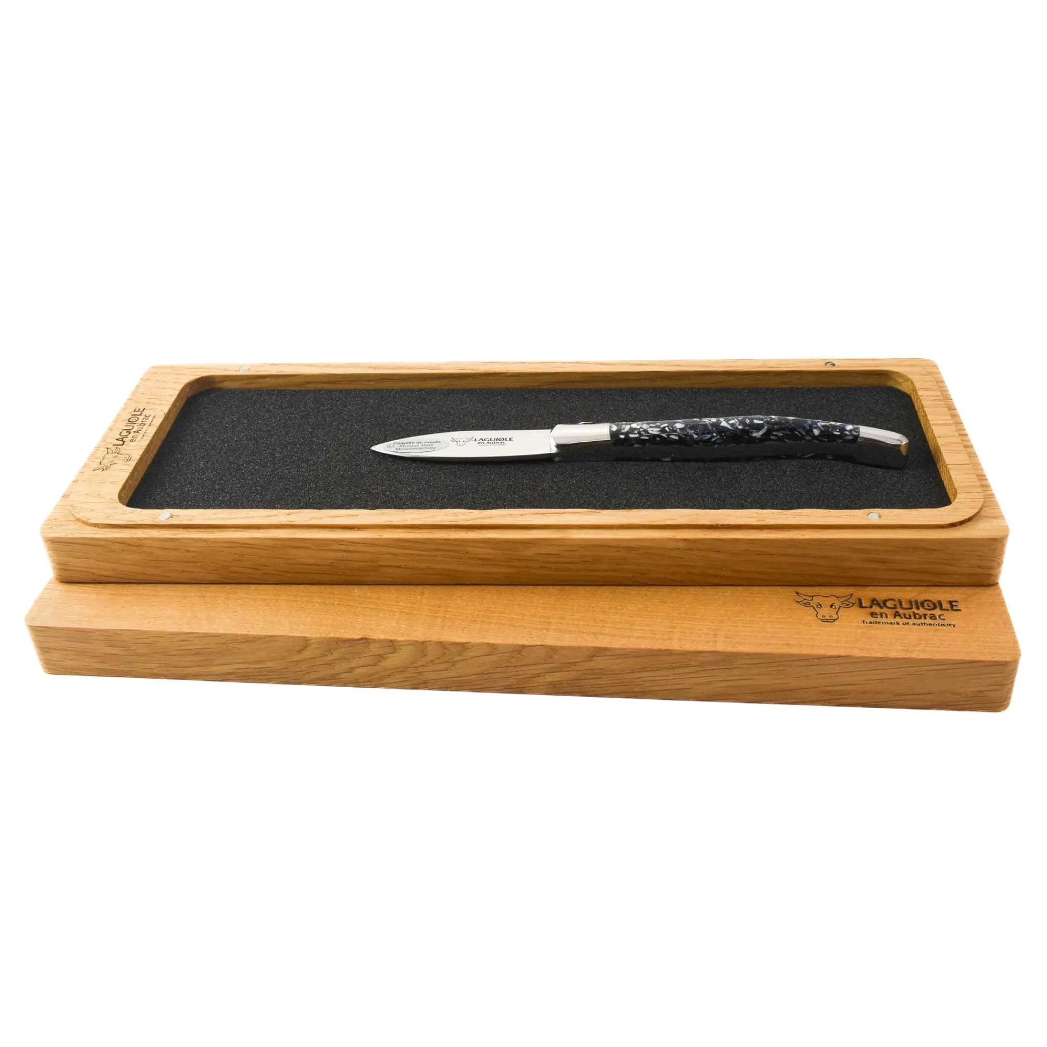 Laguiole en Aubrac Mussel Shell Handle Oyster Knife Sale