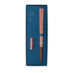 Kawai Co. Ltd Lancewood Pink Japanese Luxury Chopstick Gift Set, 23cm