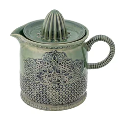 Bloomingville Liselu Green Floral Lemon Juicer Sale