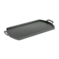 Lodge Blacklock Cast Iron Double Burner, 25.5x50.8cm Sale
