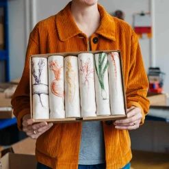 Lottie Day Garden Veg Mixed Design Napkins Box of 6 Best