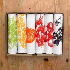 Lottie Day Set of 6 Tomato Napkins Discount