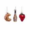Vondels Luxury Breakfast Trio Bauble Tree Decorations Clearance