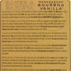 Baker & Barista Madagascan Bourbon Vanilla Biscuits, 120g Clearance