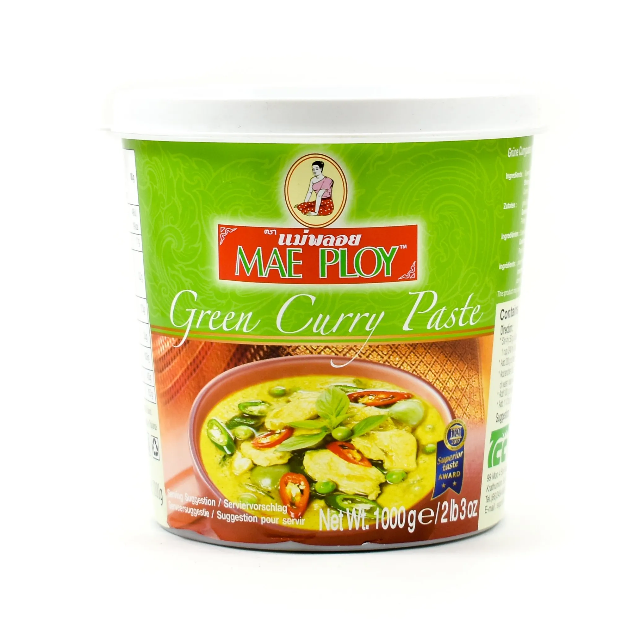 Mae Ploy Green Curry Paste, 1kg Online