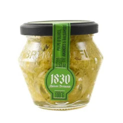 Maison Bremond Green Olive Tapenade with Grilled Almonds & White Balsamic Vinegar, 100g Best