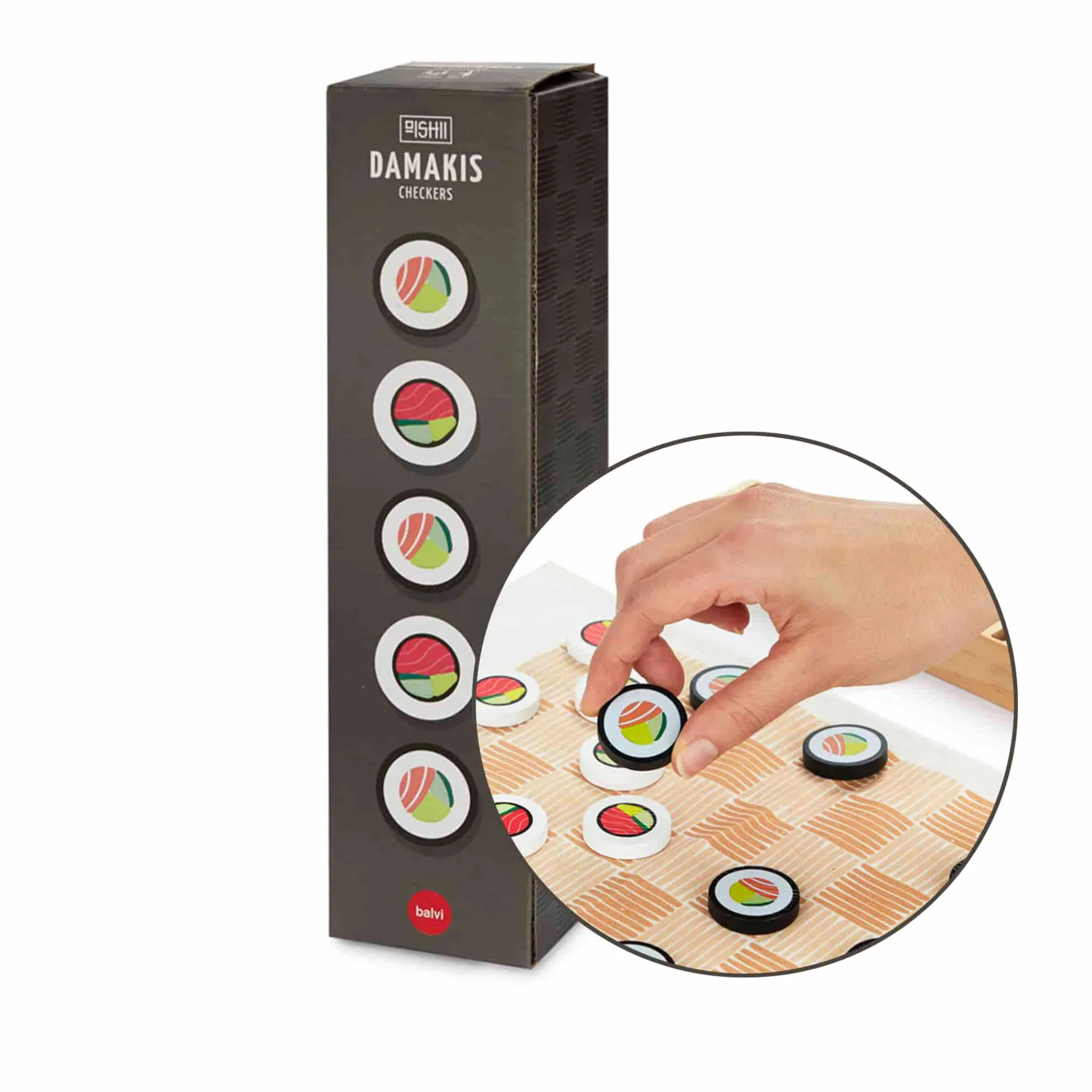Balvi Maki Sushi Checkers Game Online