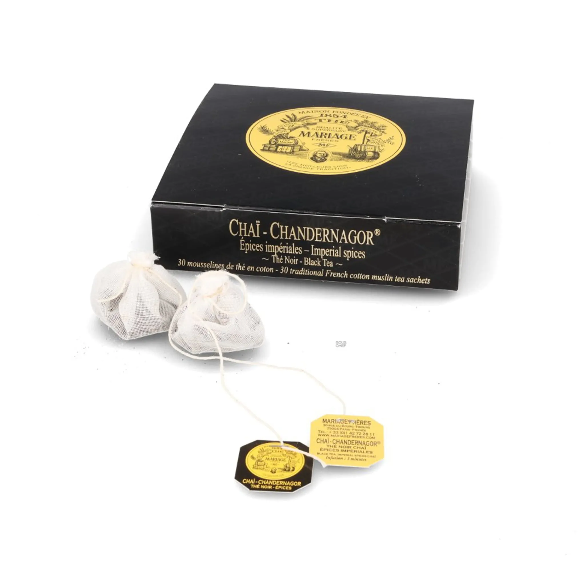 Mariage Freres Chai Chandernagor Tea Bags, 75g Best
