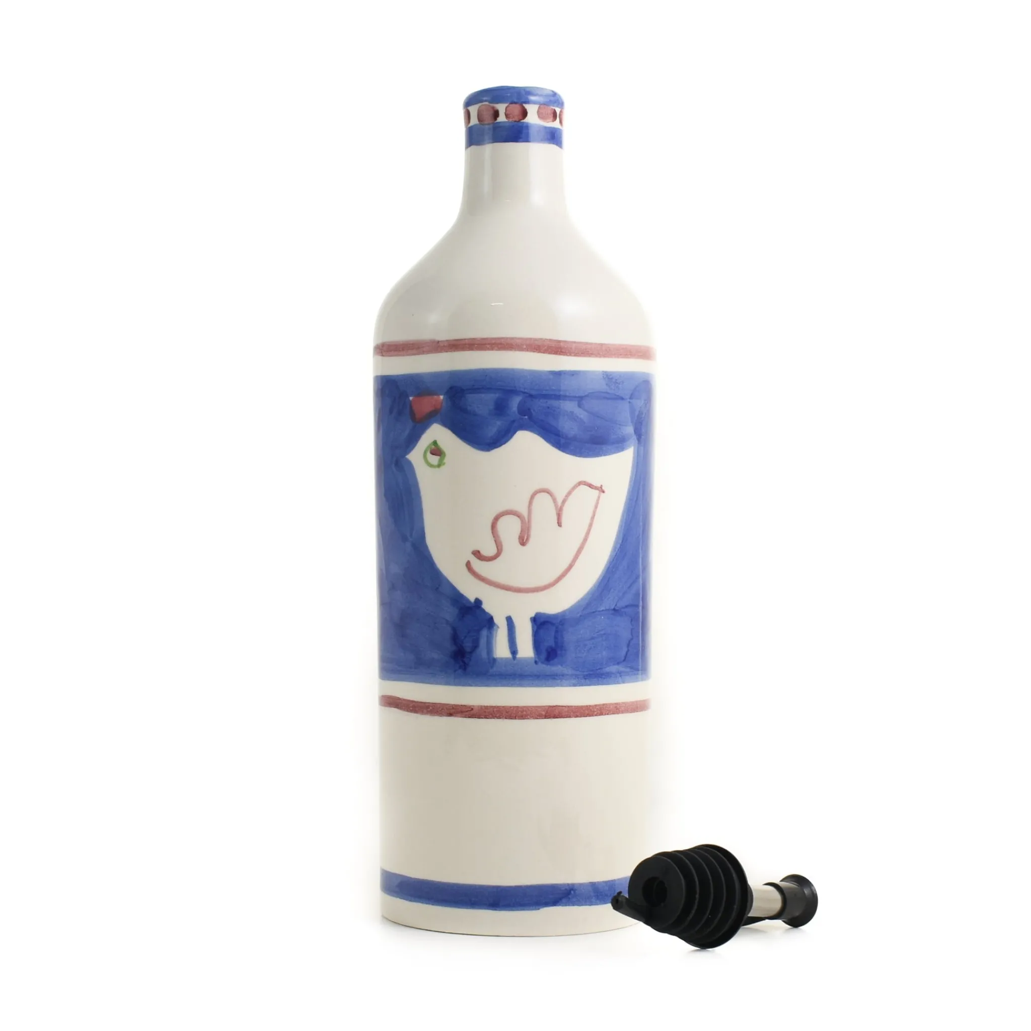 Materia Gallina Blue Olive Oil Bottle, 730ml Hot