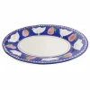 Materia Gallina Blue Oval Serving Dish Best