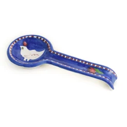 Materia Gallina Blue Spoon Rest Hot