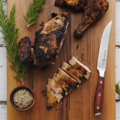 Messermeister Avanta Pakkawood 4 Piece Steak Knife Set, Brown Clearance