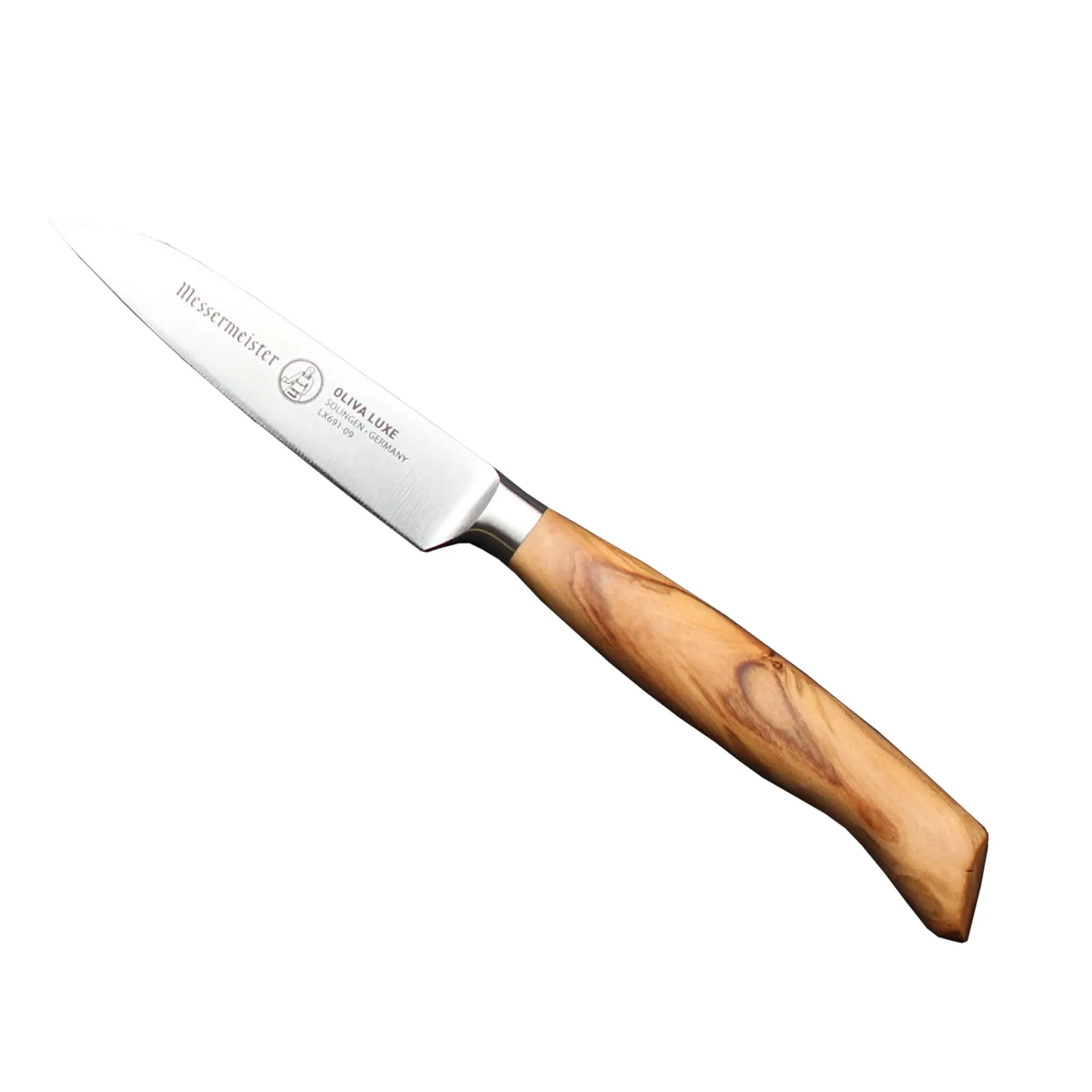 Messermeister Oliva Luxe Straight Paring Knife, 9cm New