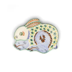 Gorky Pottery Mexican Hand Painted Rabbit Large Plate, 26.5cm Discount