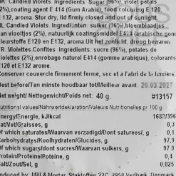 Mill & Mortar Crystallised Violet Pieces, 40g Outlet