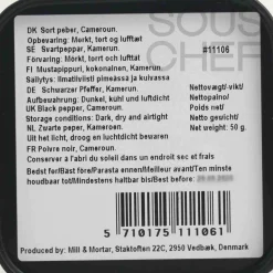 Mill & Mortar IGP Penja Black Peppercorn, 50g New