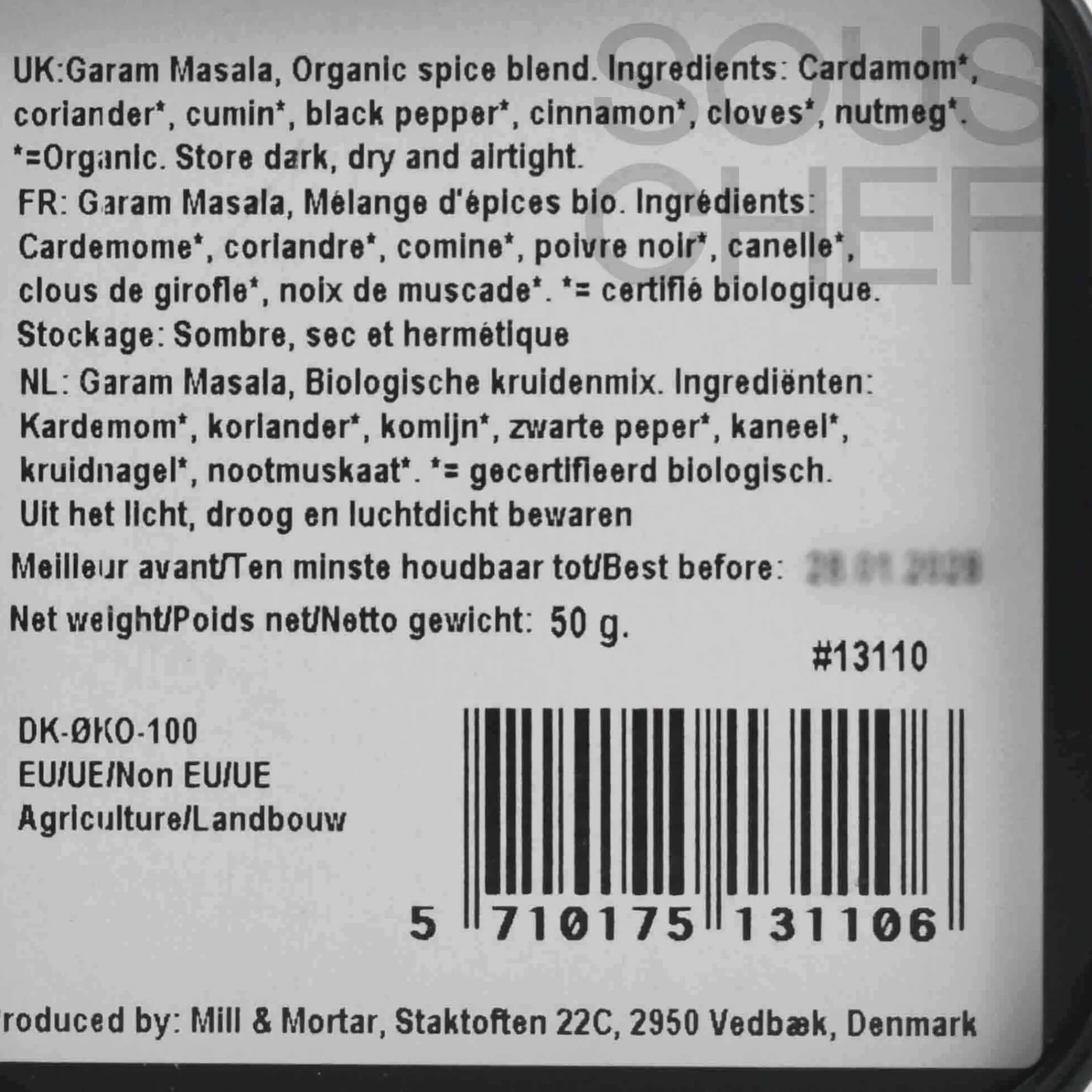 Mill & Mortar Organic Garam Masala, 50g Sale