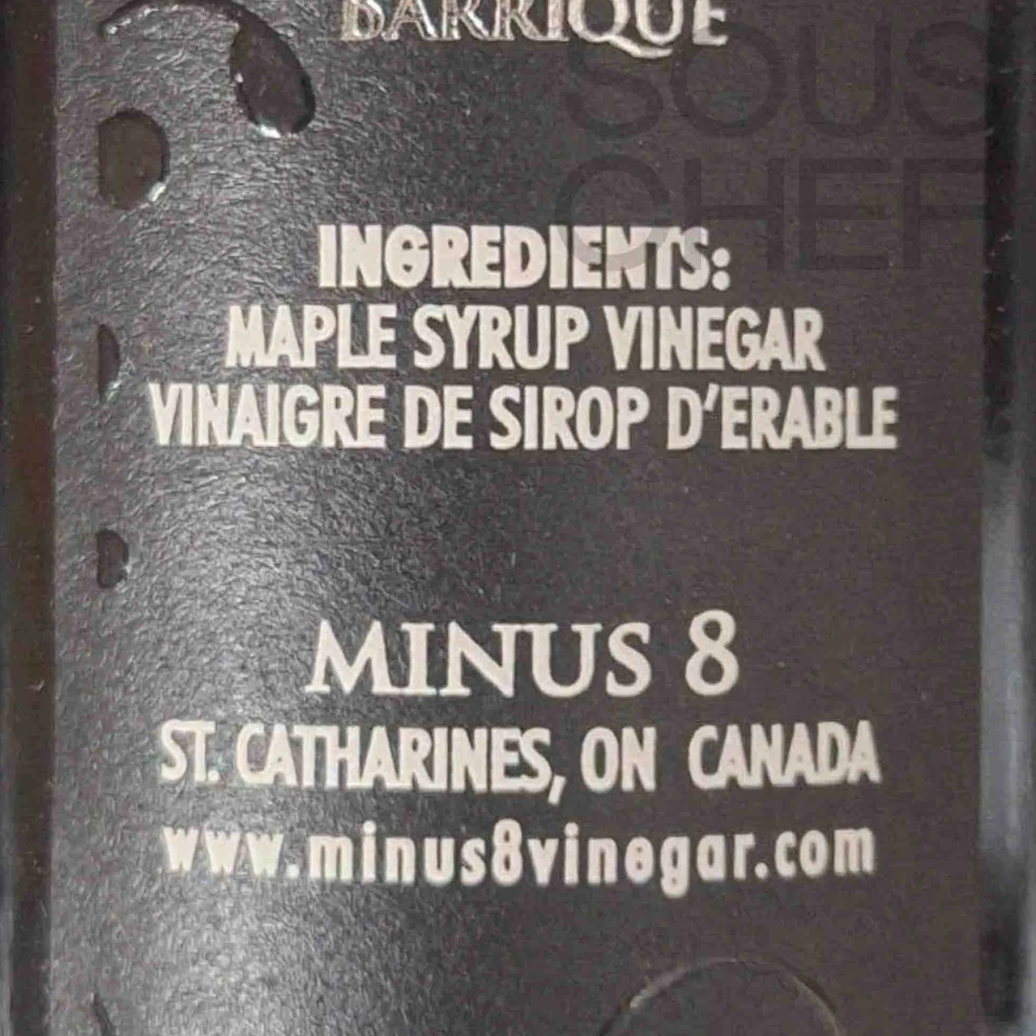 Minus8 Minus 8 Vinegar Maple8, 200ml