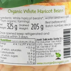 Monjardín Monjardin Organic Haricot Beans, 325g Clearance