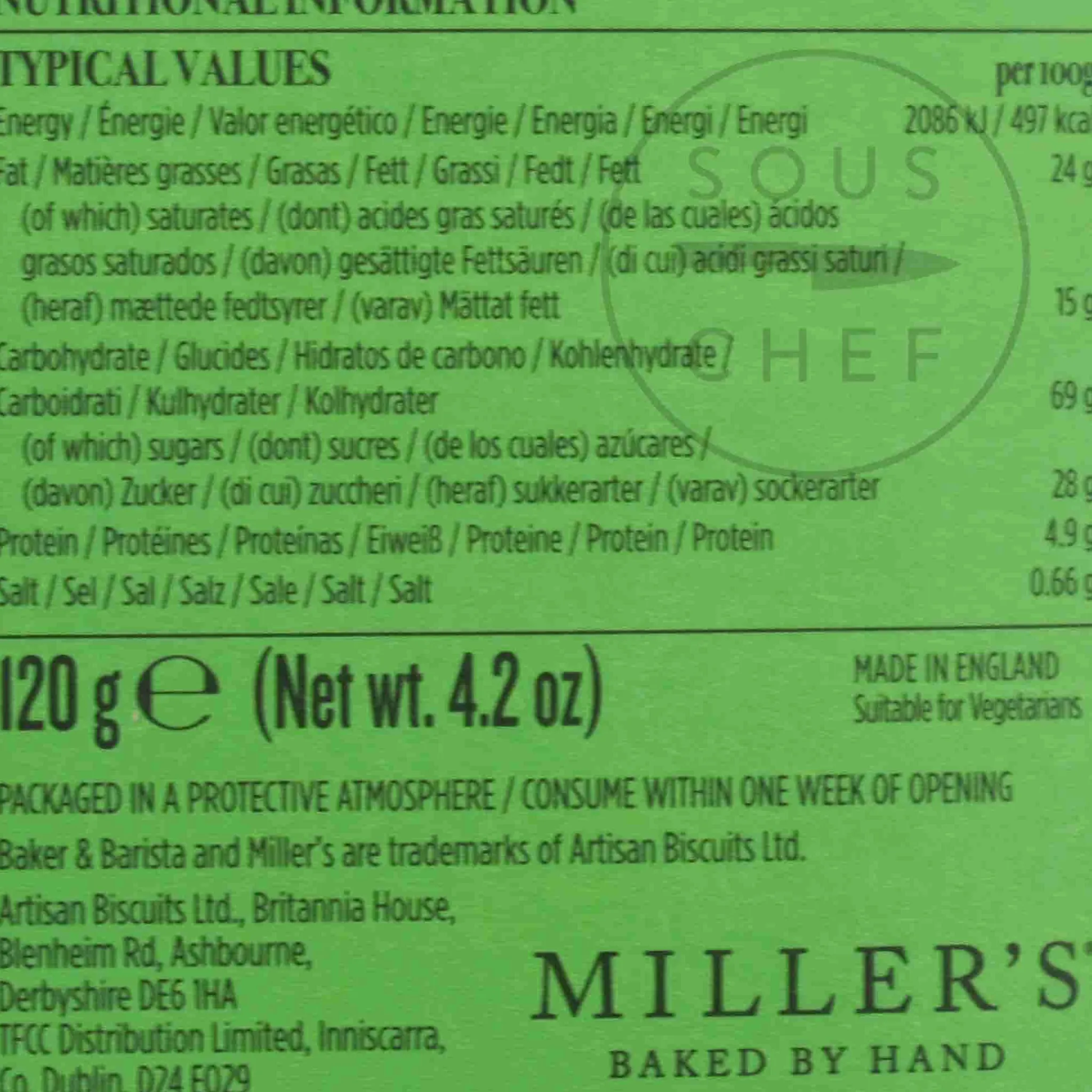 Baker & Barista Morello Sour Cherry Biscuits, 120g Online