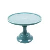 Mosser Glass Georgia Blue Milk Glass Cake Stand 10" Sale