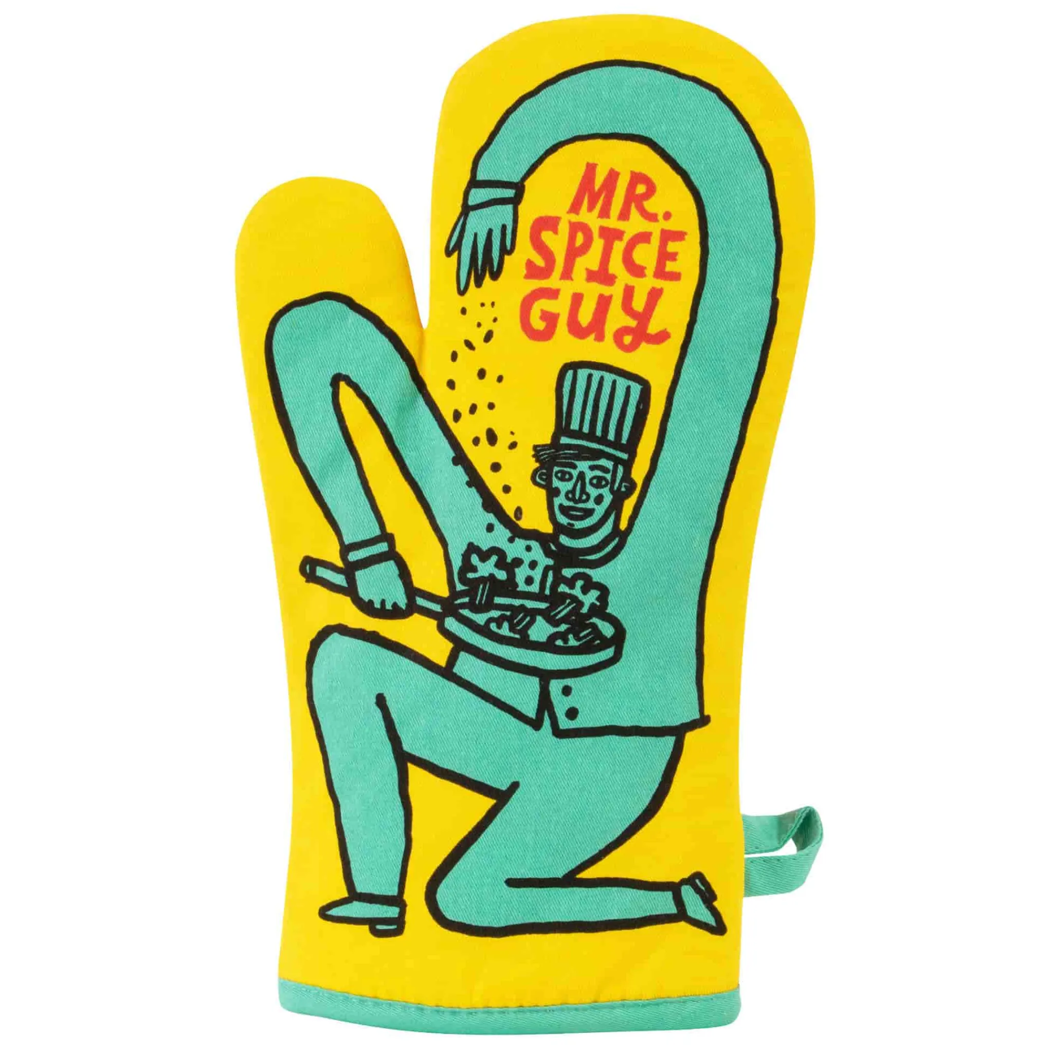 Blue Q Mr. Spice Guy Double Sided Oven Mitt Outlet