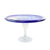 Alessandro Coppola Murano Glass Blue Cake Stand, 25cm Best