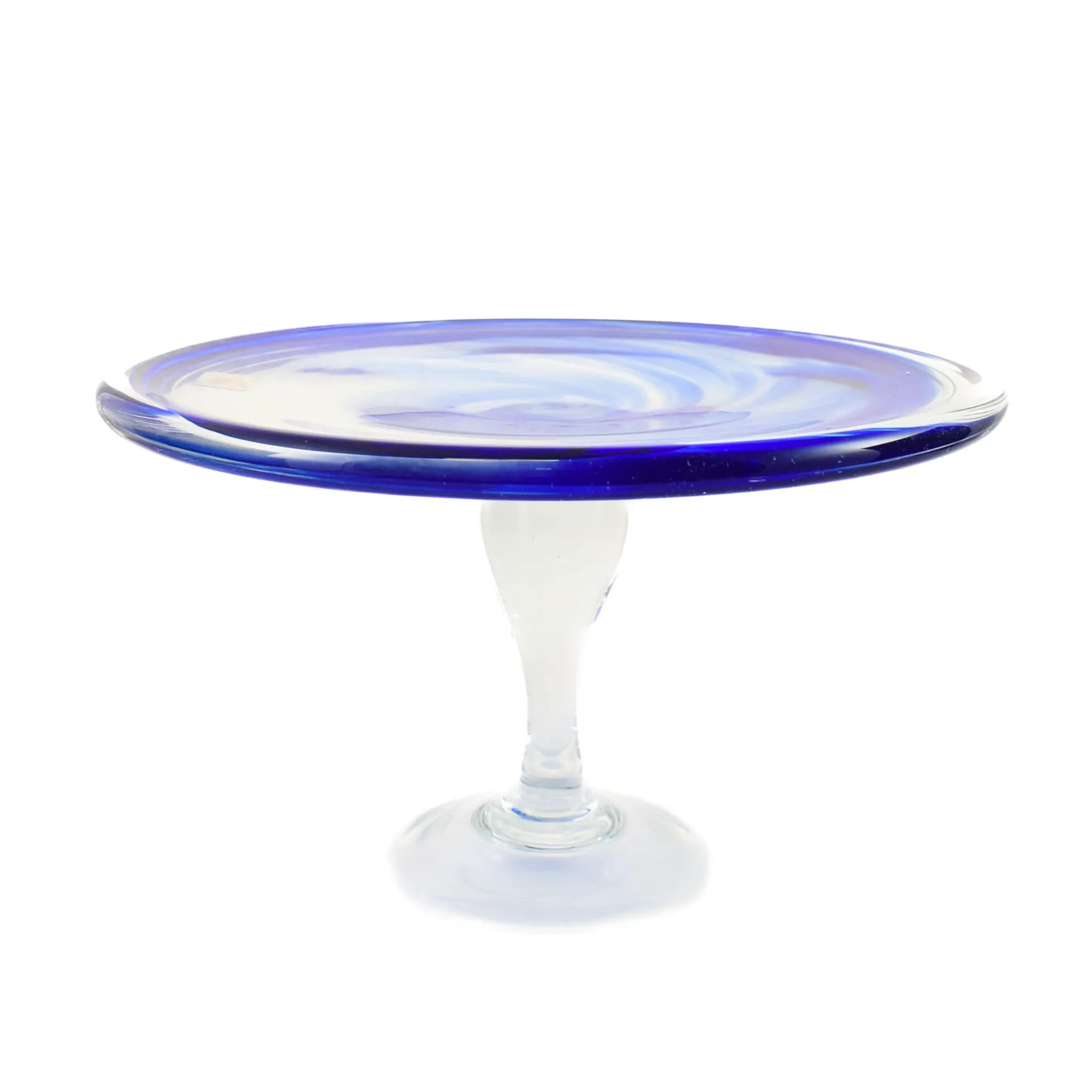 Alessandro Coppola Murano Glass Blue Cake Stand, 25cm Best