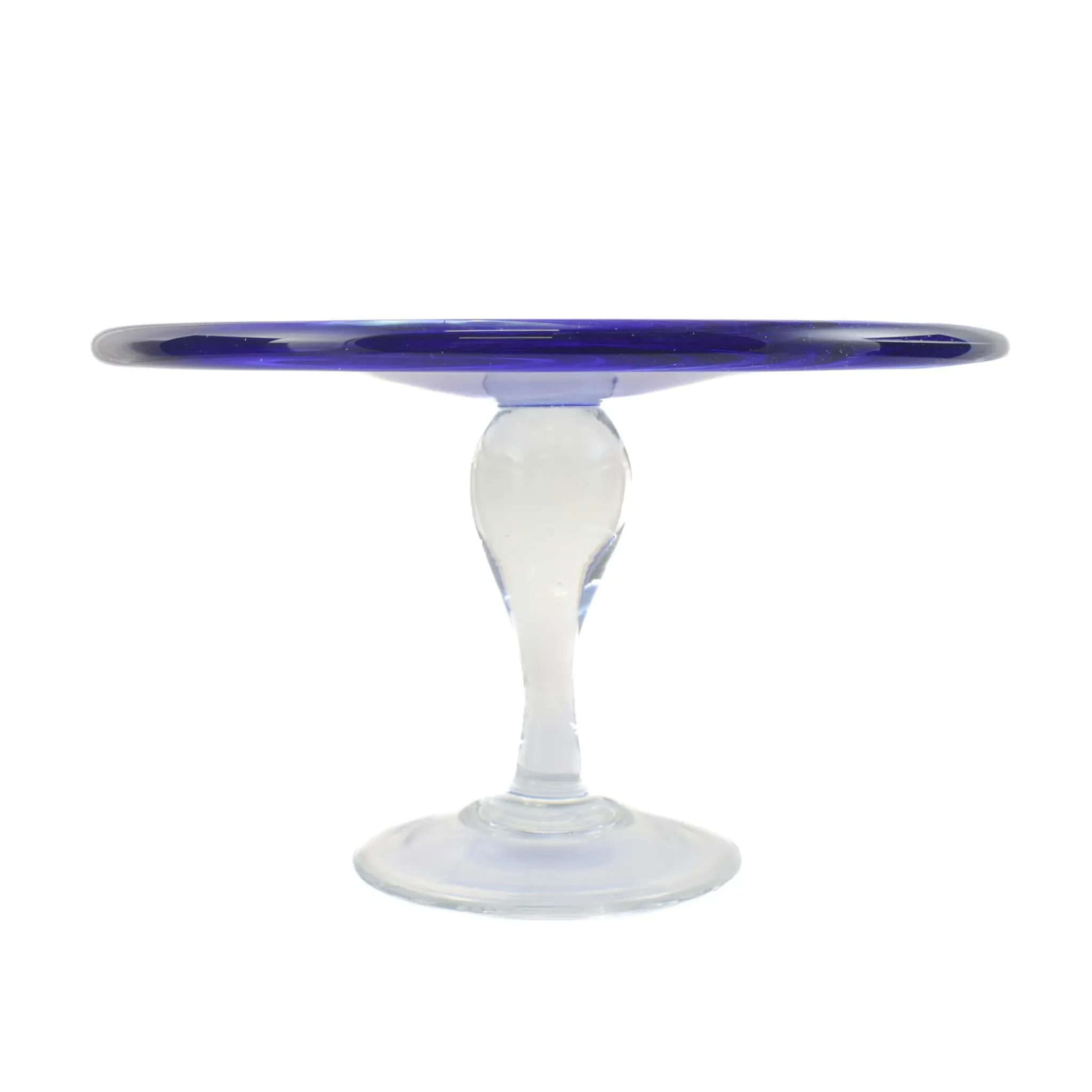 Alessandro Coppola Murano Glass Blue Cake Stand, 25cm Best