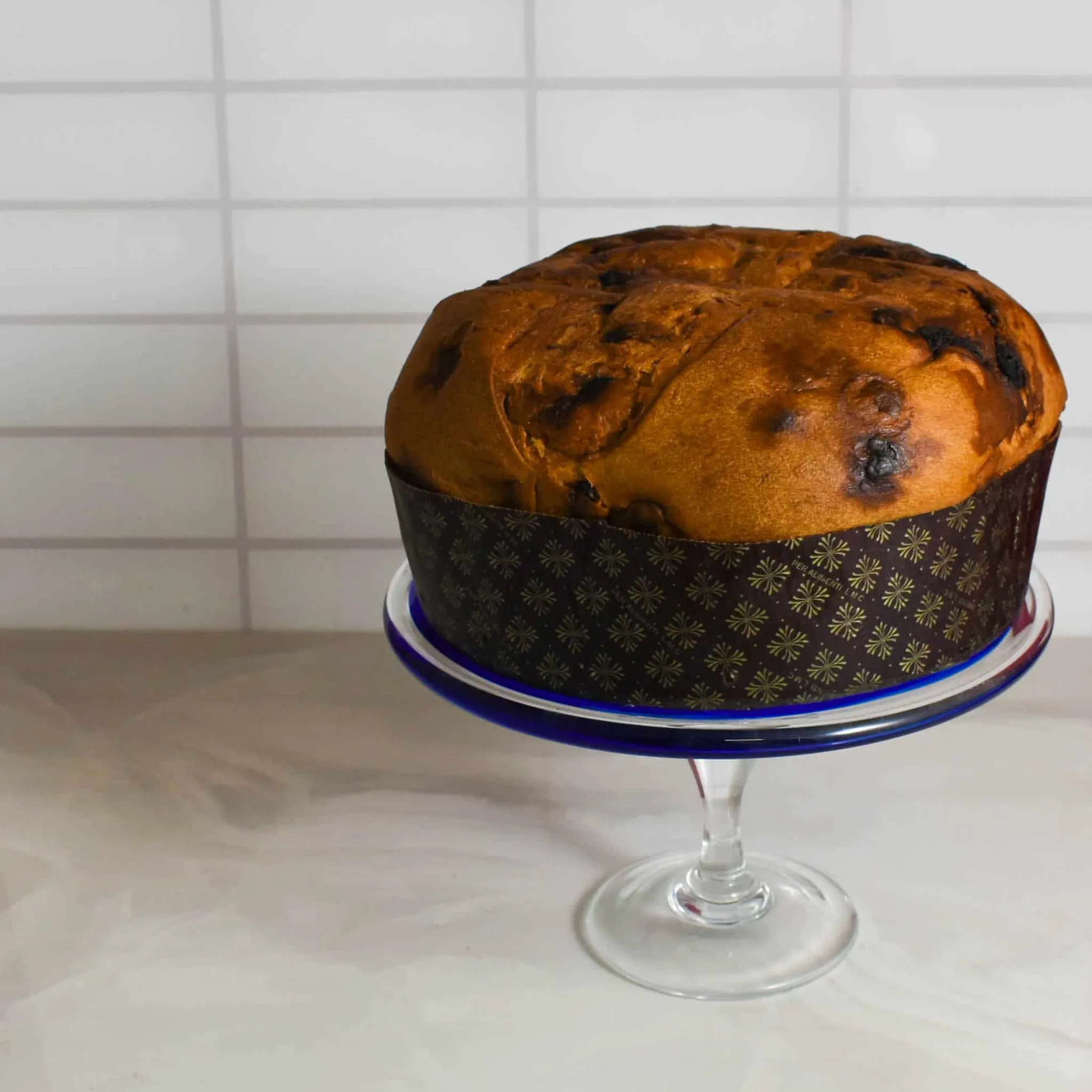 Alessandro Coppola Murano Glass Blue Cake Stand, 25cm Best