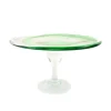 Alessandro Coppola Murano Glass Green Cake Stand, 25cm Outlet