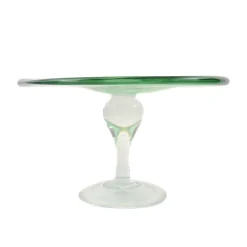 Alessandro Coppola Murano Glass Green Cake Stand, 25cm Outlet