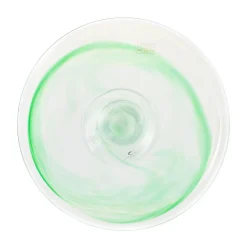Alessandro Coppola Murano Glass Green Cake Stand, 25cm Outlet