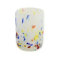 Alessandro Coppola Murano Glass Tumbler, Rainbow