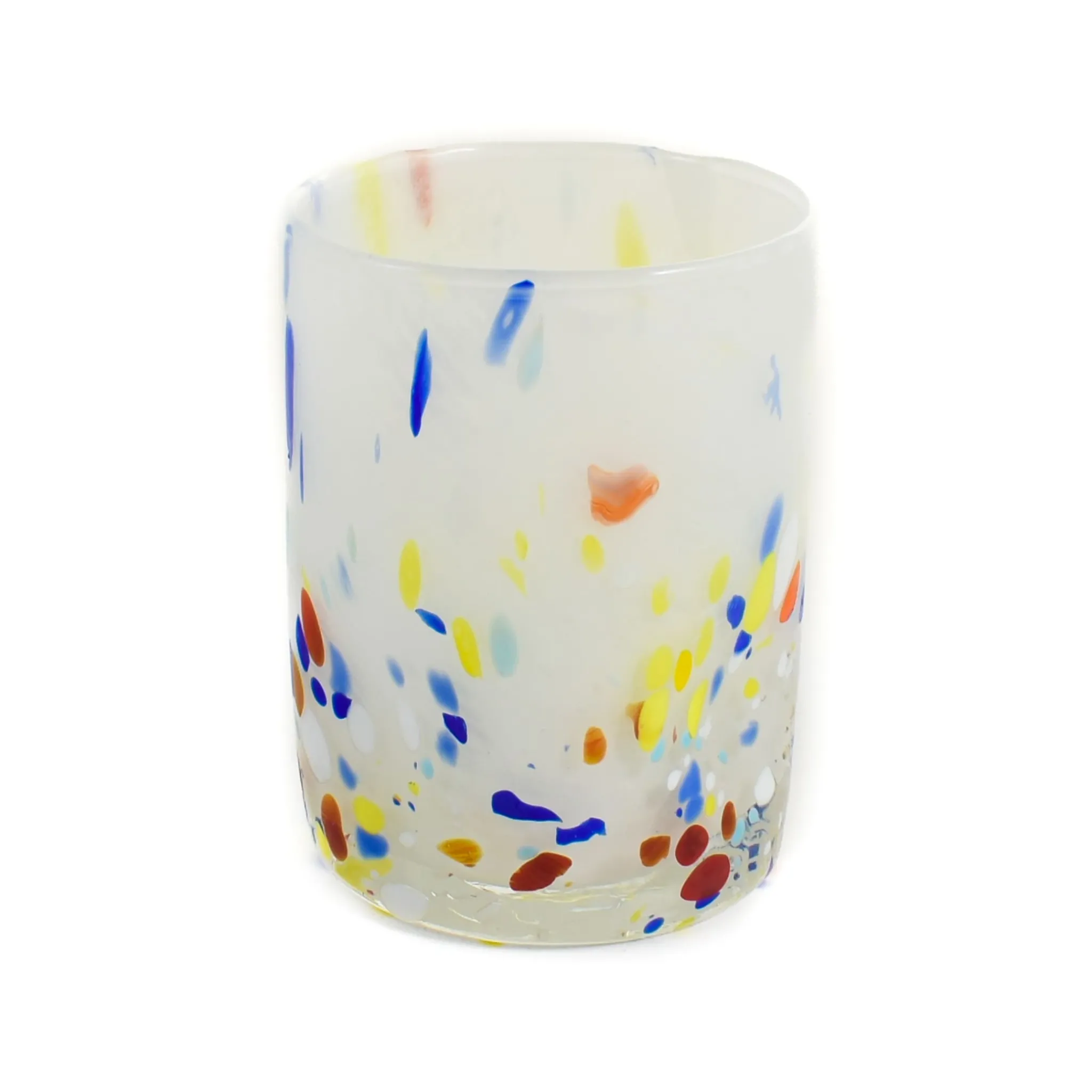 Alessandro Coppola Murano Glass Tumbler, Rainbow
