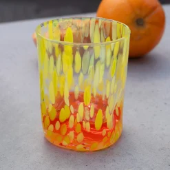 Alessandro Coppola Murano Glass Tumbler, Yellow Sale