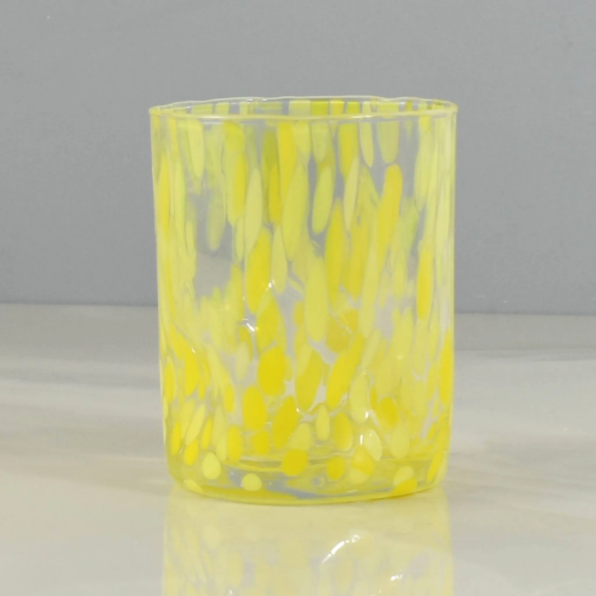 Alessandro Coppola Murano Glass Tumbler, Yellow Sale