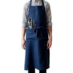 Linen Tales Navy Chef Linen Apron Online